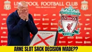 🚨 WOW! BREAKING NEWS! Arne Slot sack decision final?!