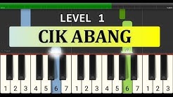 nada piano cik abang - tutorial level 1 - lagu daerah nusantara tradisional - jakarta  - Durasi: 1:24. 