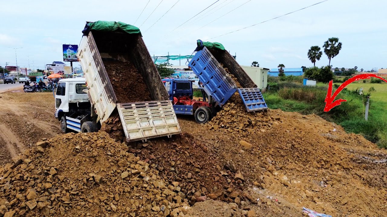 Excellent Processing Komatsu machine perfect processing with 5ton truck ...