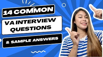 Most Common VA Interview Questions & Answers | How to PASS a VA Job Interview with Confidence! #va