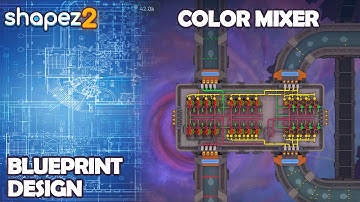 Shapez 2 Blueprint - Color Mixer