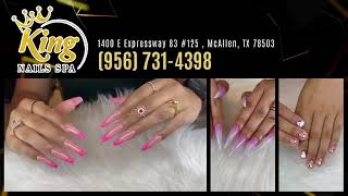 Advanced Nail Design Techniques w King Nails Spa McAllen, TX 78503