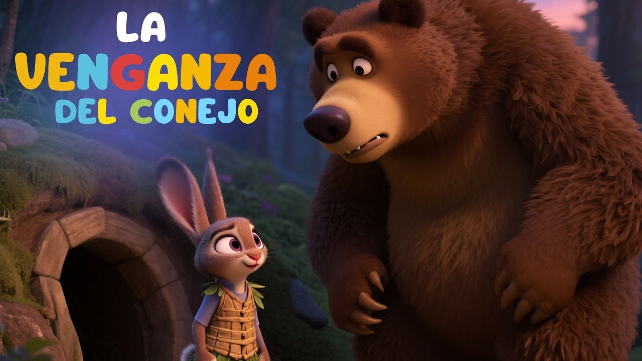 El conejo listo y el oso torpe - Historias con moraleja - Cuentos para dormir 