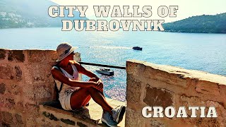 City walls of Dubrovnik- UNESCO World Heritage Site - Croatia