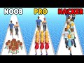 NOOB vs PRO vs HACKER in Family Run 3D