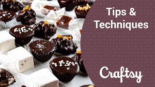 Homemade Chocolate Candy: Mini Chocolate Cups @CraftsyYouTube