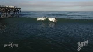 Aerial Surf Ep 2: Crystal Pier with the South Coast Surf Crew