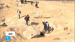 العثور على 4 مقابر أثرية في محافظة المنيا جنوب مصر