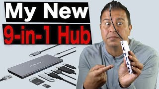 9-1 usb-c hub for mac, pc and android users