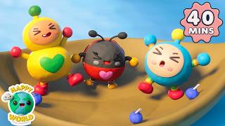 Happy World Compilation 🌼 | Hug Bug and Peanut Butter's Adventures | Shows For Toddlers