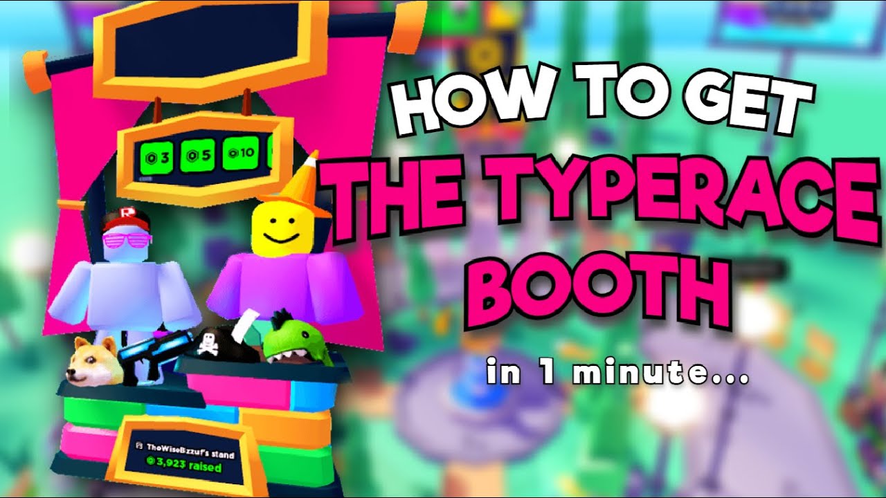 How to get the Type Race booth in PLS DONATE - Roblox - Pro Game Guides