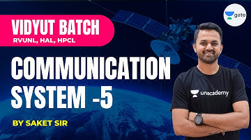 Communication System - 5 | L:5 | #RVUNL #HAL #HPCL Exam Preparation | Vidyut Batch | Saket Sir