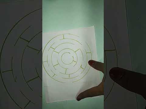 diy paper maze game