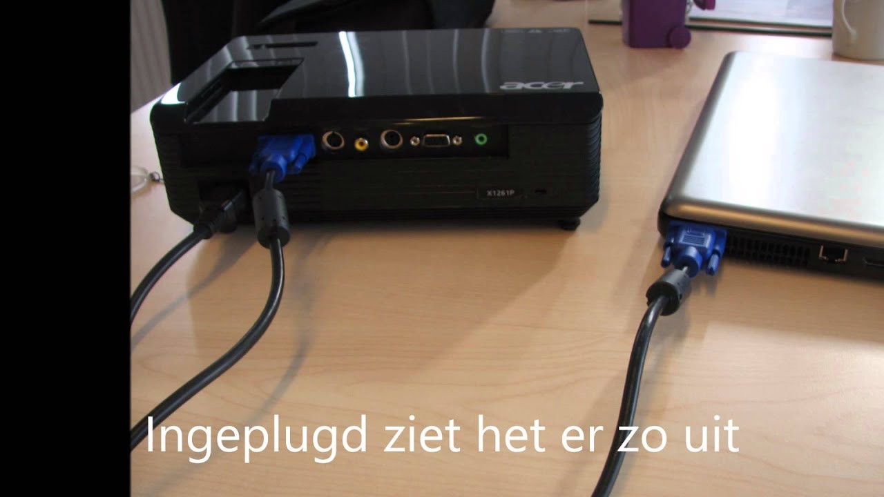Instructie beamer aansluiten laptop youtube Ipad aansluiten op beamer