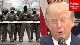'They Have No Fear': Trump Praises ICE, CBP Officers For Confronting Cartel Crime