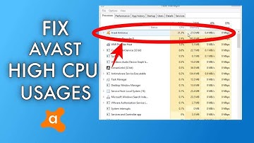 FIX - Avast Service High CPU Usages On Windows