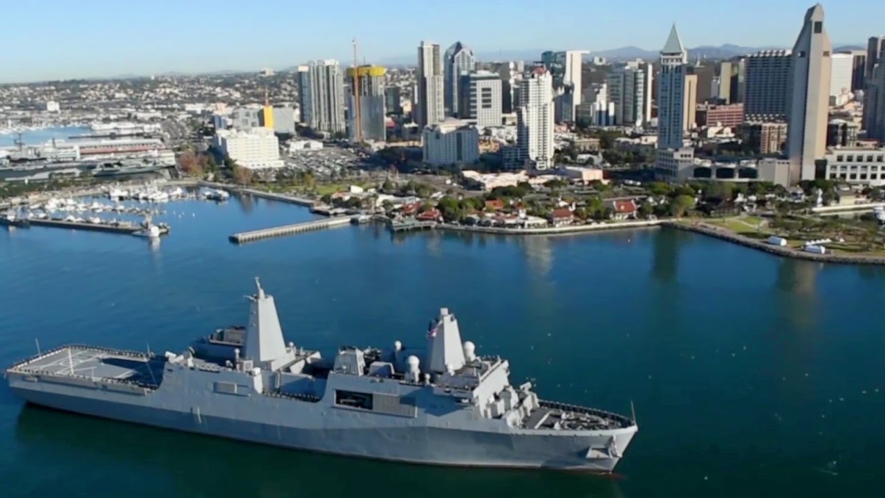 navy s newest high tech amphibious ship uss murtha arrives navy itt san diego