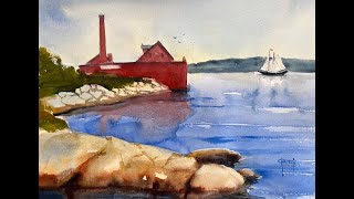 The Paint Factory in Gloucester, Easy Watercolor with Paul George