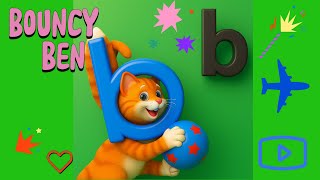 Bouncy Ben Letterland Poem for Children—Letterland world, #letterland #alphabetsong #kidslearning