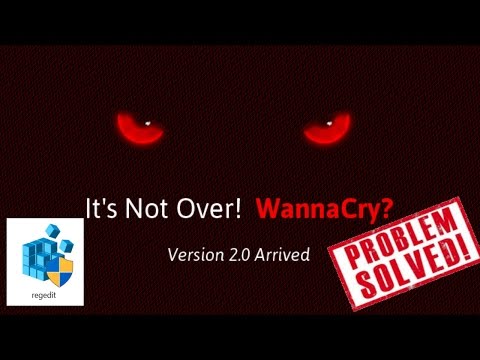 Disable SMB with REGEDIT to Prevent WannaCry 2.0 Ransomware  ||  (15/05/2017)