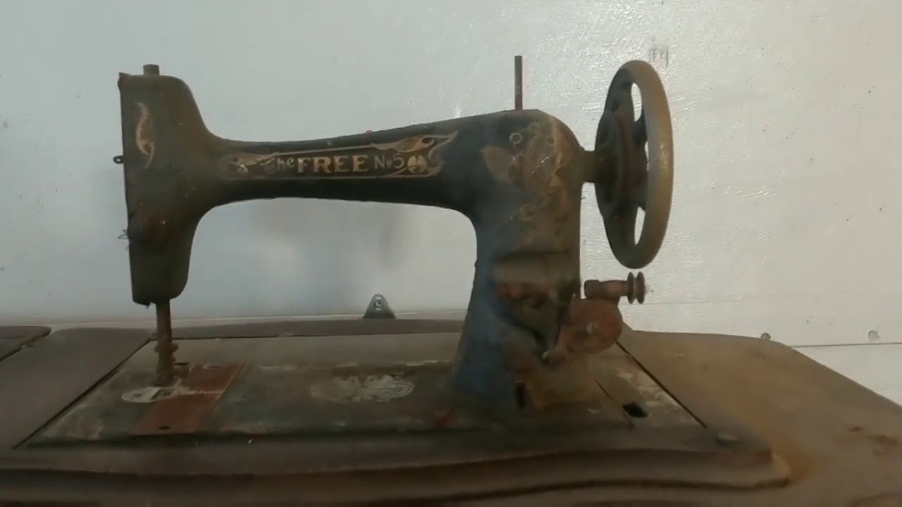 Restoring An Antique Free Sewing Machine, Part 1 YouTube