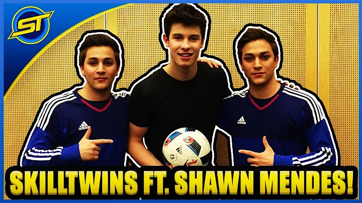 SkillTwins ft. Shawn Mendes - Learning Football Skills & Having Fun!