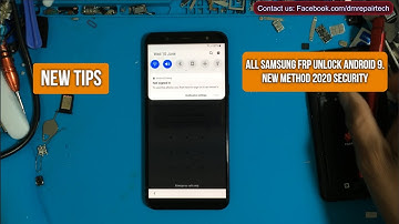 All SAMSUNG 2020 FRP/Google Lock Bypass Android 9 WITHOUT PC | Samsung J8 FRP BYPASS U4 New Method