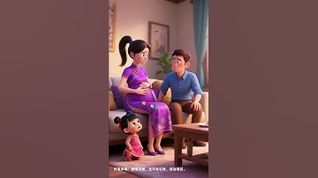 Thumbnail of 妈妈要生小宝宝了 #cartoon #yuewenanimation #animation #funny #cute #animals