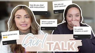 girl talk talking about insecurities, period stories & more | Alyssa Mikesell