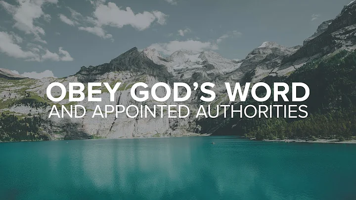 Radical Love - Obey God's Word and Appointed Authorities - Bong Saquing
