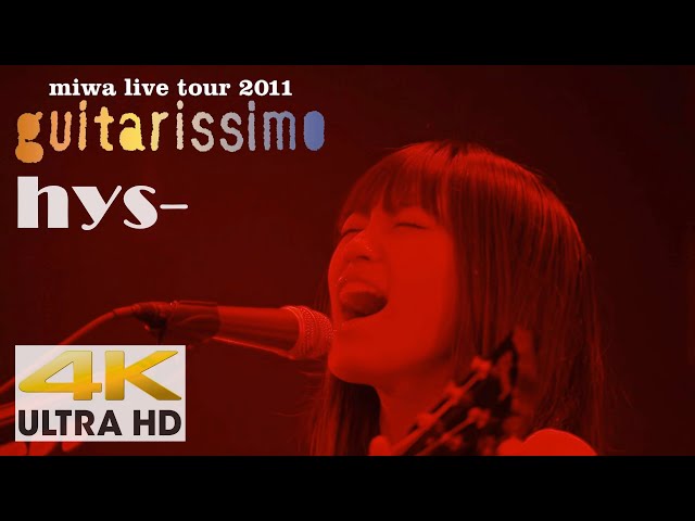 miwa - Live Tour 2011 - guitarissimo - hys- [4K] - YouTube