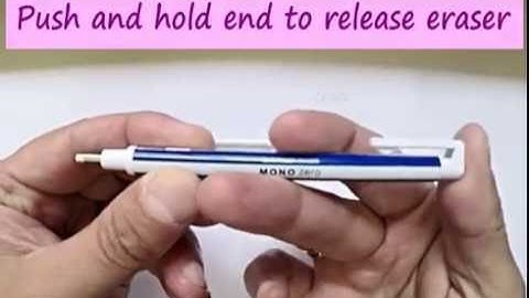 How to refill a Tombow Mono Precision Eraser