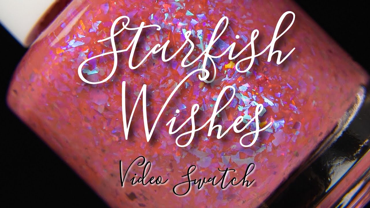 Cuticula Nail Lacquer Starfish Wishes Video Swatch
