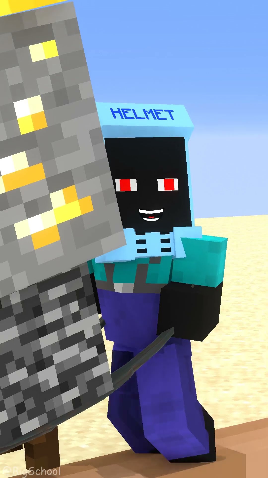 Help Herobrine gain strength and become the best person! ?
