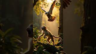 Harpy Eagle Attacks Monkey! Intense Jungle Predator vs Prey Showdown! #HarpyEagle
