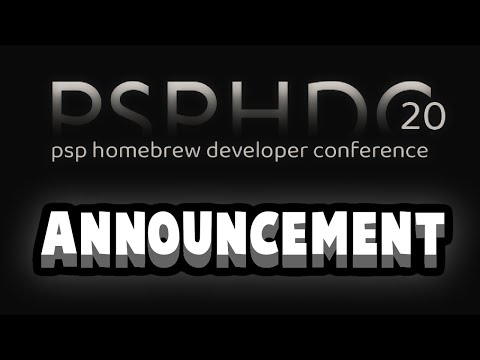 PSPHDC Announcement: The First PSP Homebrew Developer Conference