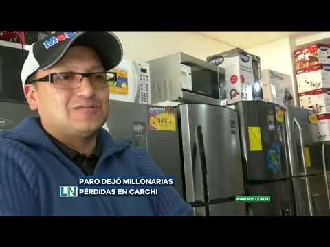 Paro dejó millonarias pérdidas en Carchi 2015 seçim sonuçları