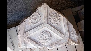 Jerusalem Ophel Excavation 2023: Ornate Herodian-Period Ceiling Panel