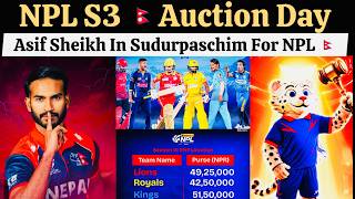 NPL Auction With Huge Money From Franchise , Asif Sheikh Most Valuable Player screenshot 4