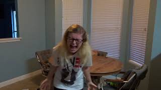 Psycho Girl Destroys Kitchen
