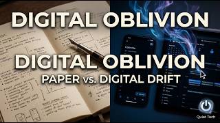 Digital Oblivion — A Reflection on Paper, Planning, and Digital Drift