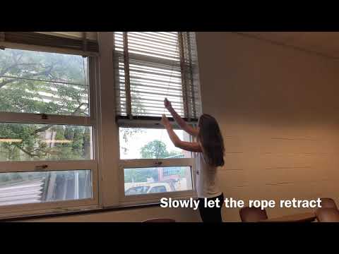 How to Lower Blinds