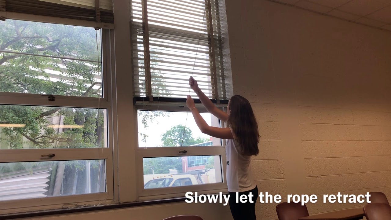 How to Lower Blinds