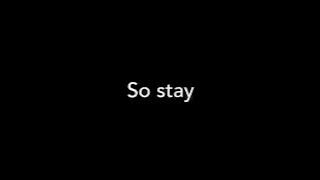 Stay - Zedd Ft. Alessia Cara (Lyrics)
