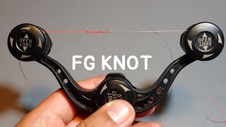 The best knot [FG KNOT] used a helpful machine.