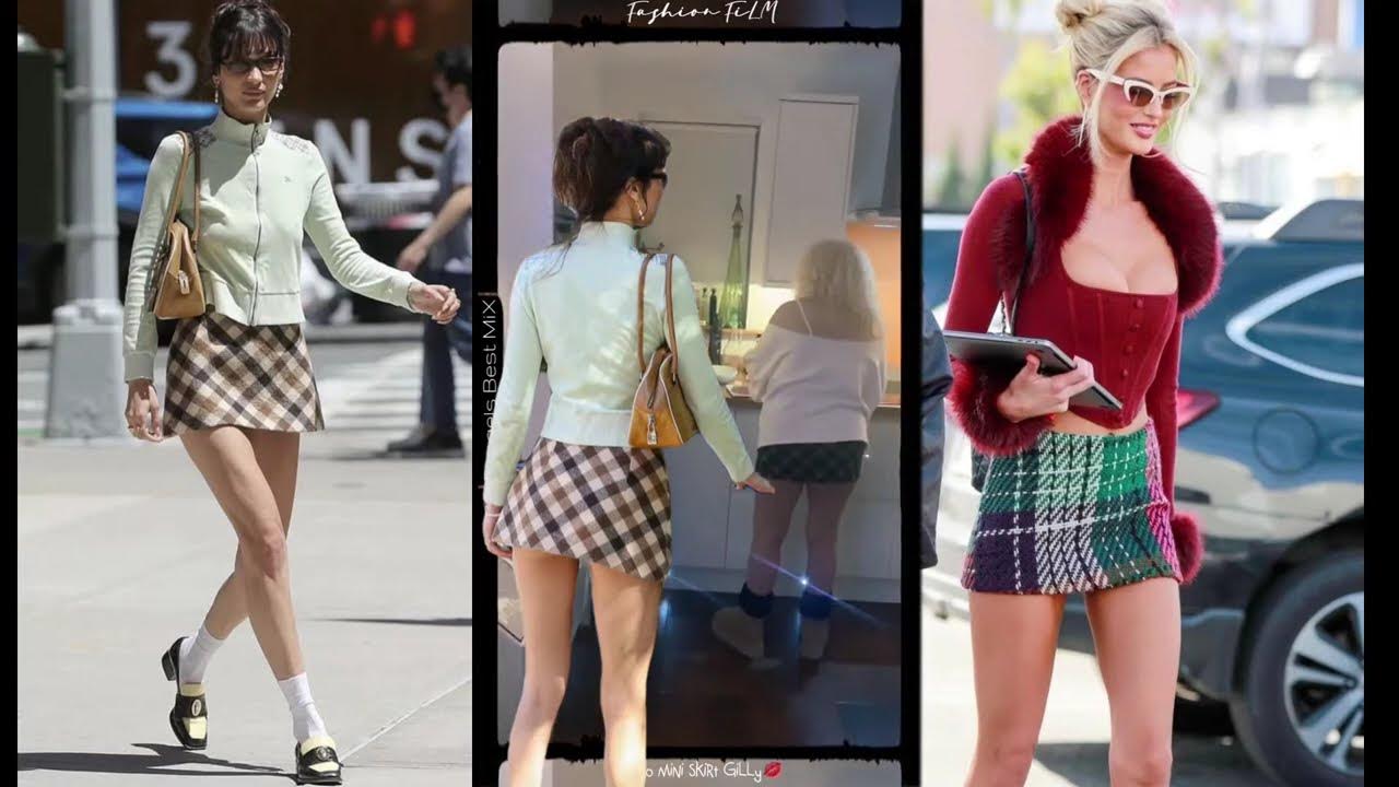 7 Check Mini Skirts, UGG Boots Black Socks & MiCRo MiNi SKiRt GiLLys