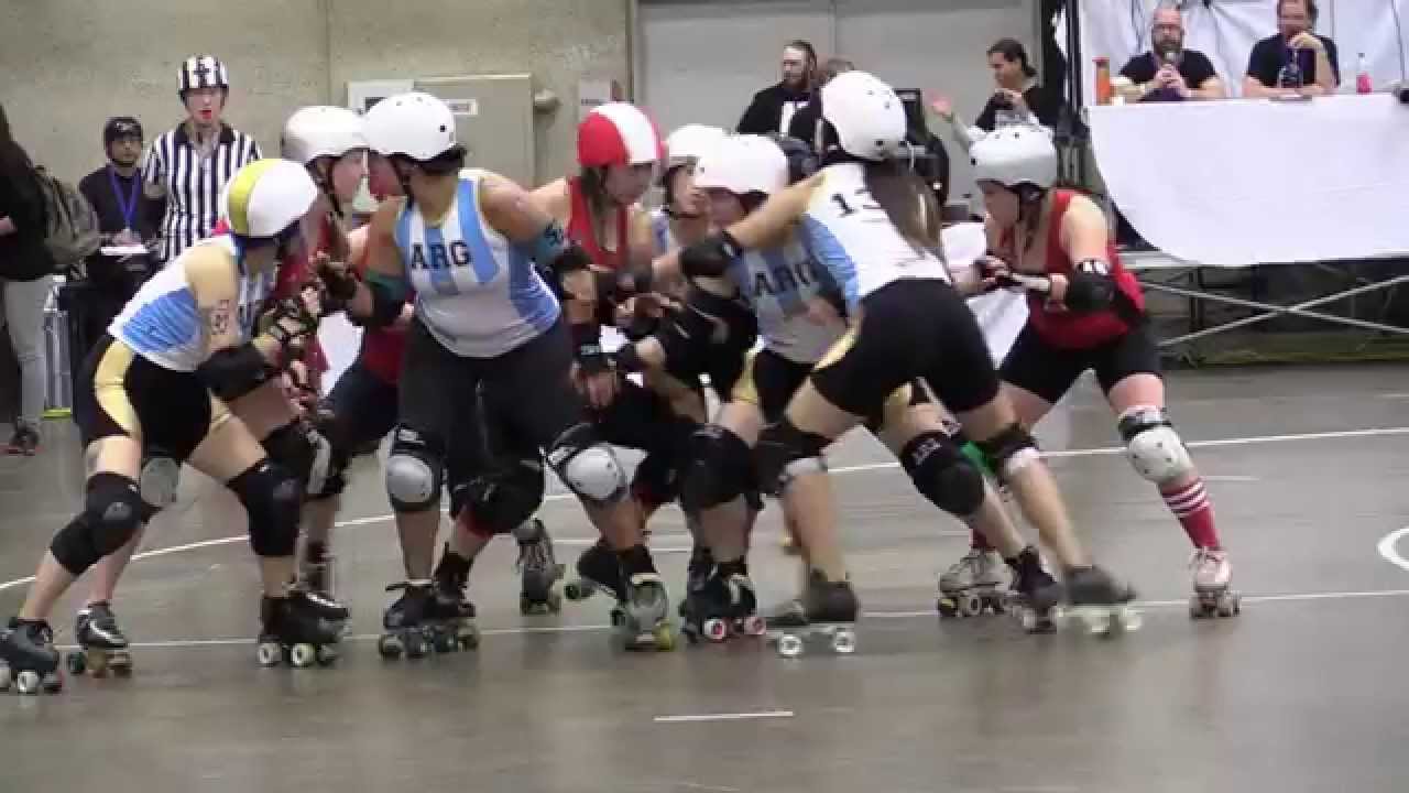 2014 Canada vs Argentina Blood & Thunder Roller Derby World Cup Dallas