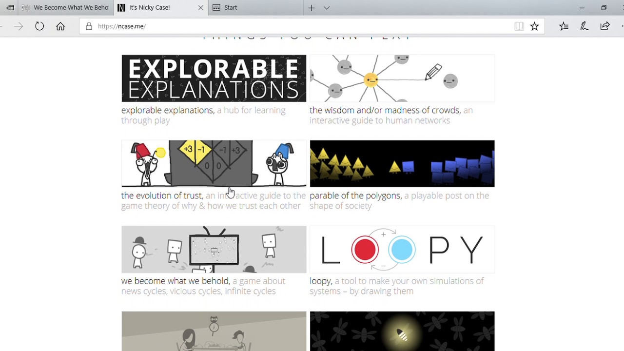 WE BECOME WHAT WE BEHOLD flash game