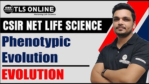 Phenotypic Evolution | Evolution | CSIR NET Life Science | Ashutosh Tiwari |