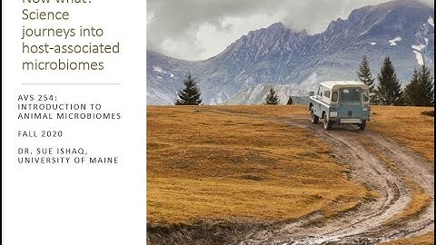 "Now what? Science journeys into host associated microbiomes", volume 1. 2020